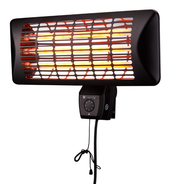 Stufetta da Parete al Quarzo per Interno Esterno IP24 2400W - immagine 2