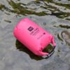 Sacca Impermeabile 20L Dry Bag con Tracolla Regolabile Fucsia - immagine 2