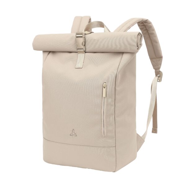 Zaino Rolltop Impermeabile per Notebook Jakarta 15,6'' Beige - immagine 2