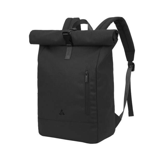 Zaino Rolltop Impermeabile per Notebook Jakarta 15,6'' Nero - immagine 2
