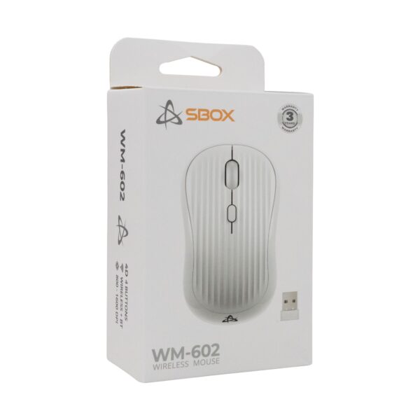 Mouse Wireless 1600dpi WM-602WH Bianco - immagine 2