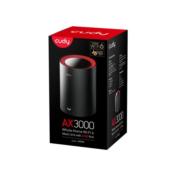Sistema Wi-Fi 6 Mesh AX3000 2.5G Dual Band, M3000 1pz - immagine 2