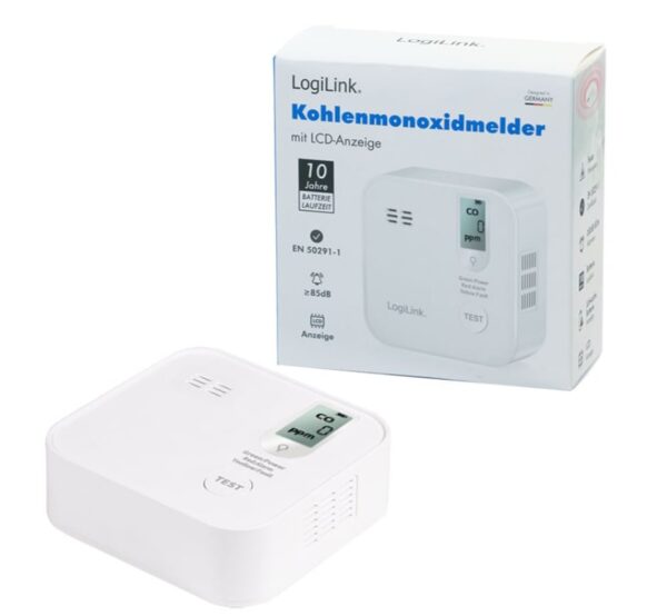 Rilevatore di Monossido di Carbonio >85 dB Batteria Litio Durata 10 anni - immagine 2