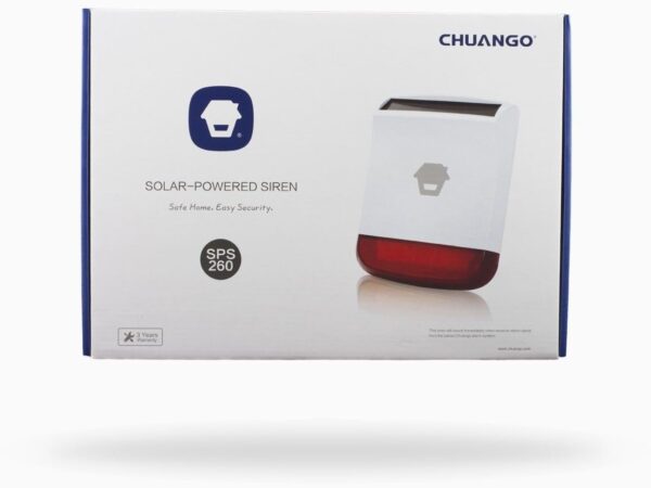 Sirena Wireless con Lampeggiante 110dB per Antifurto con Ricarica Solare - immagine 2