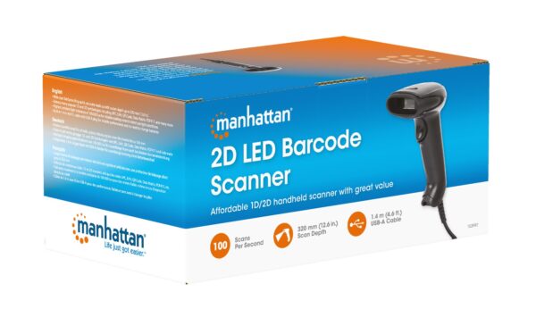 Lettore di Codici a Barre LED 2D USB - immagine 2