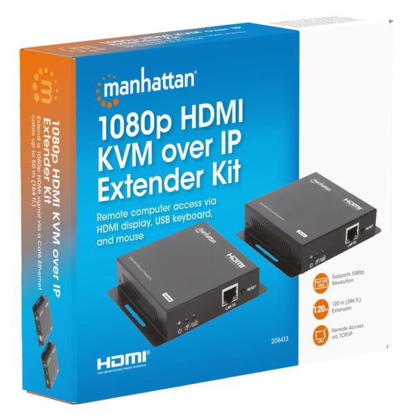 Kit Extender HDMI KVM Over IP 1080p fino a 120m - immagine 2