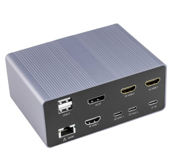 Docking Station 19 in 1 USB-C™ 8K HDMI 4 Uscite Video - immagine 3