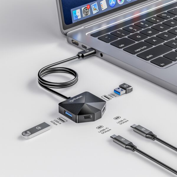 Hub USB 3.2 2x USB-A e 2x USB-C™ - immagine 2