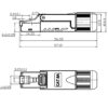 Plug RJ45 Cat.6A Schermato STP Tooless - immagine 2