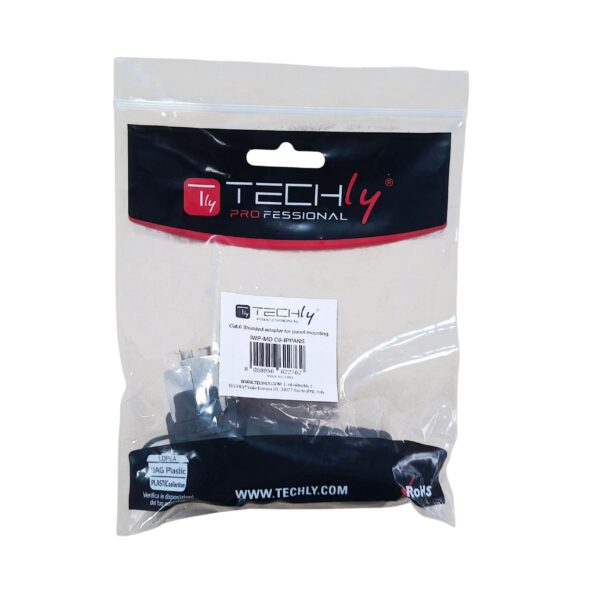Accoppiatore Keystone da Pannello RJ45 Cat.6 STP Impermeabile IP68 - immagine 2