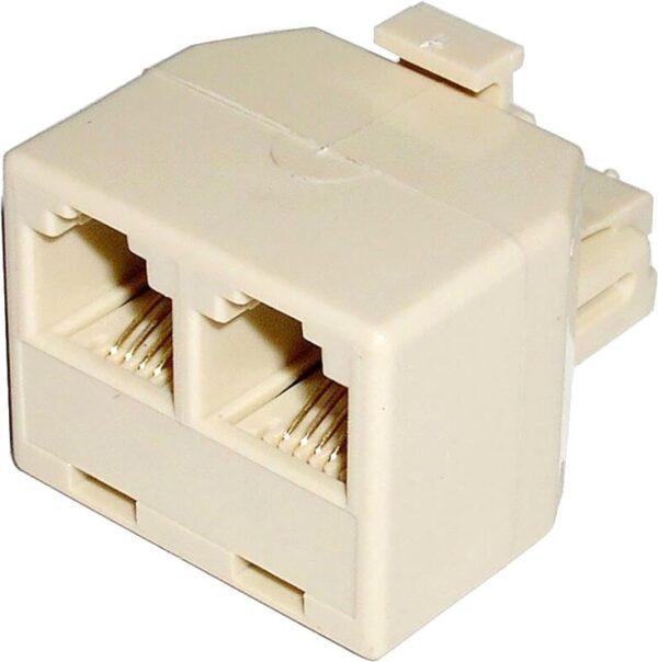 Accoppiatore telefonico duplex 6P6C M a 2x 6P4C F - immagine 2