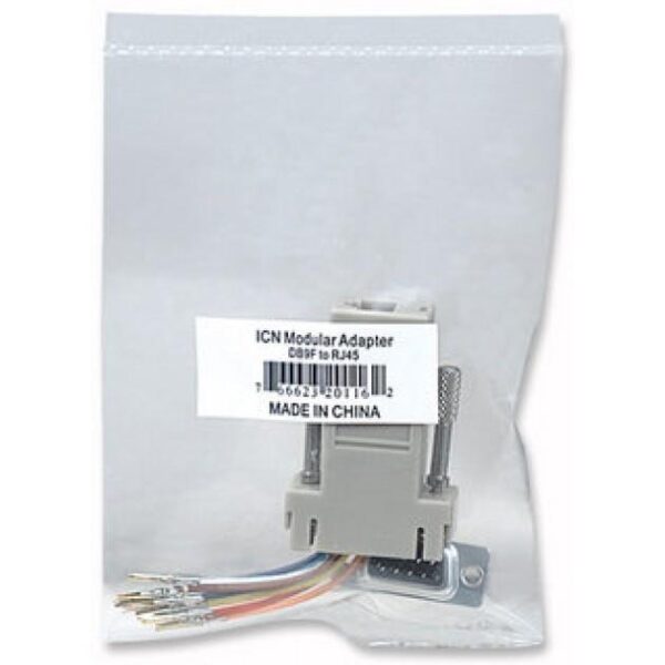Adattatore Modulare DB 9p. M / RJ45 8 fili - immagine 2
