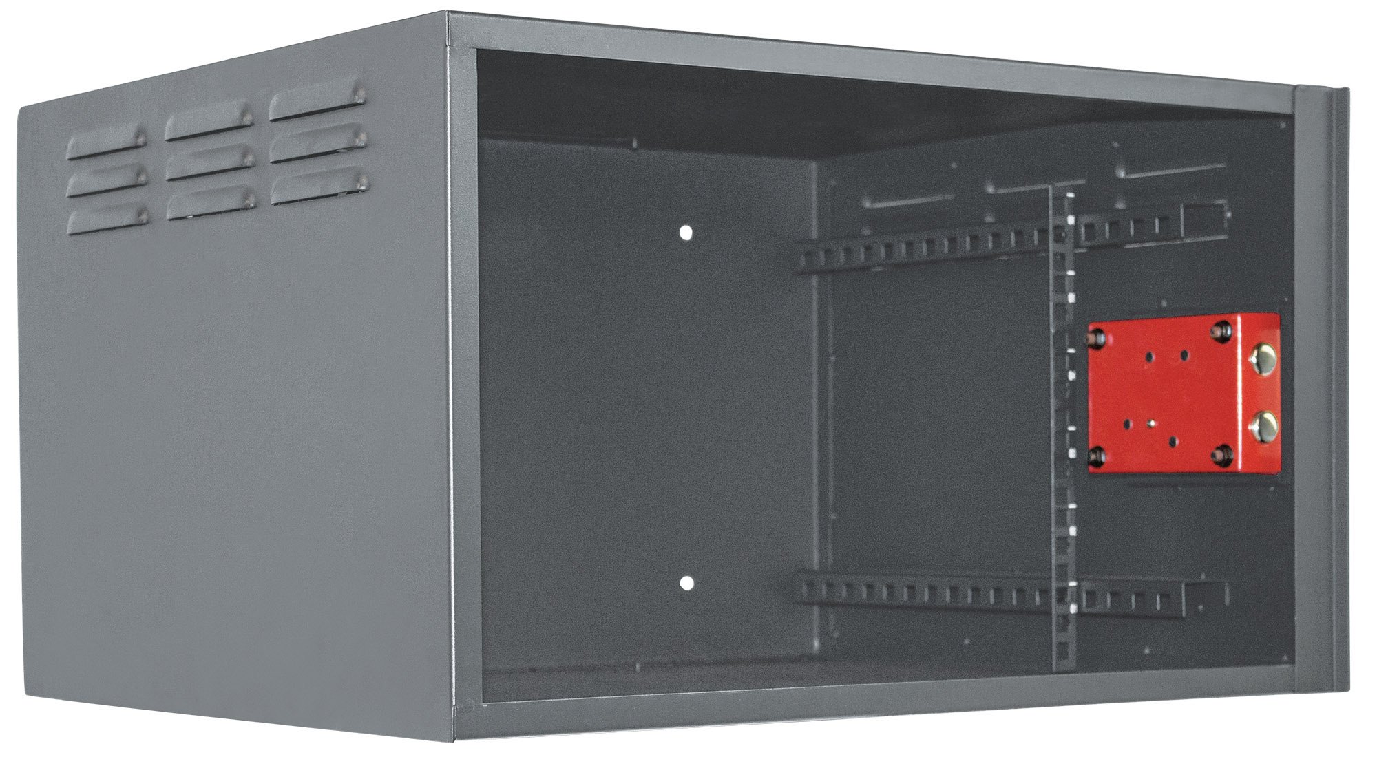 Armadio Rack 19'' a muro 9unità con serratura di sicurezza - immagine 2