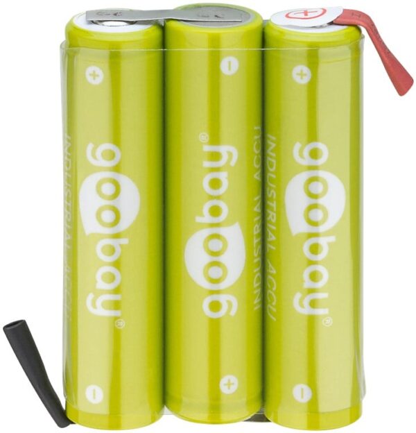 Batterie Ricaricabili NiMH 3xAAA HR3 800 mAh 3.6V a Saldare - immagine 2