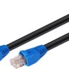 Matassa U/UTP Cavo Patch Cat.6 CCA 20m da Esterno Nero/Blu - immagine 2