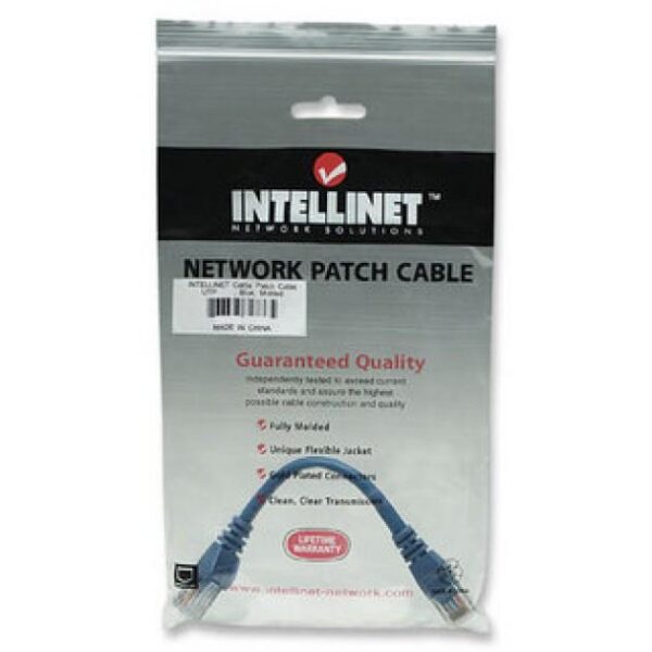 Cavo di rete Patch in CCA Cat. 6 Blu UTP 0,5 m - immagine 2