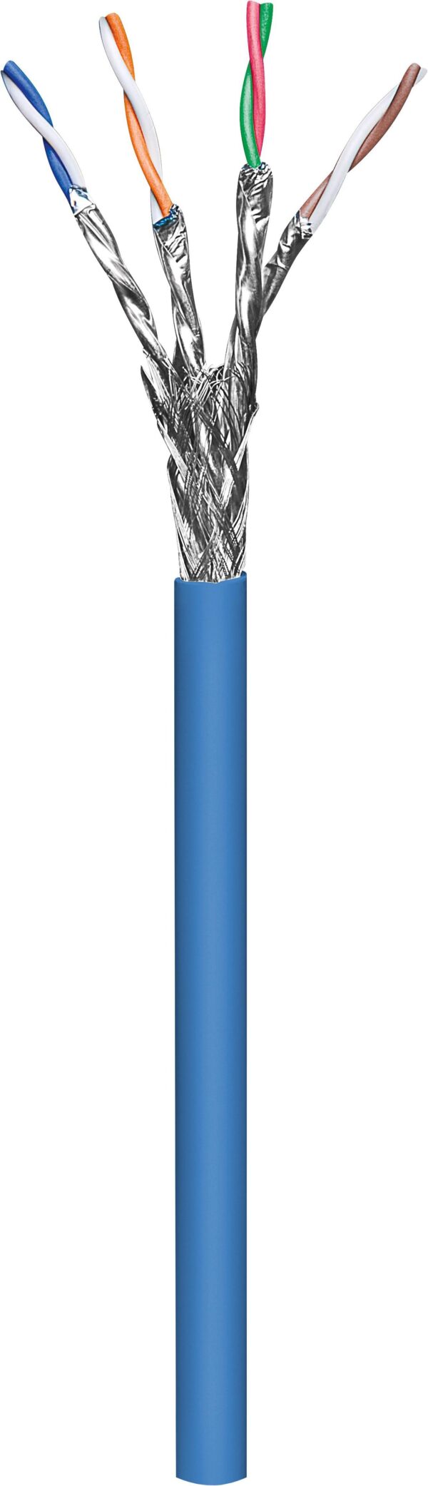 Matassa S/FTP Cavo Cat.7 Rame LSZH 100m Flessibile Blu - immagine 2