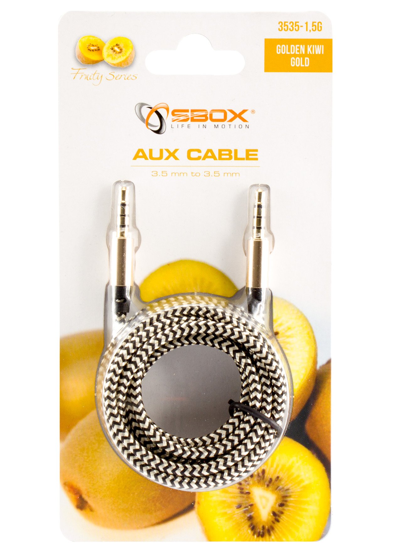 Cavo Audio Stereo Jack 3.5 mm M/M 1,5m Giallo - immagine 2