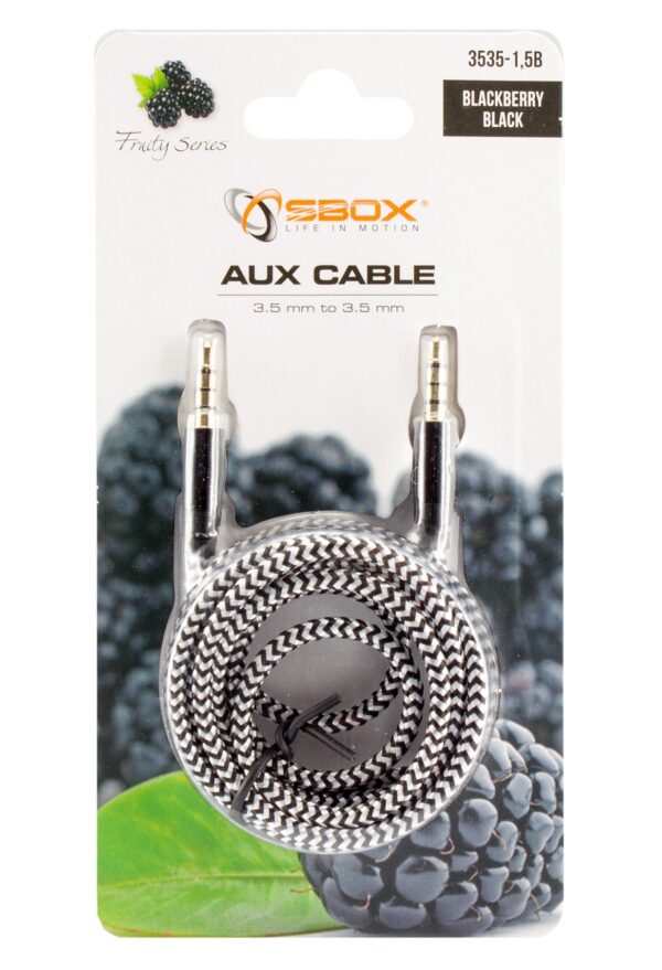 Cavo Audio Stereo Jack 3.5 mm M/M 1,5m Nero - immagine 2
