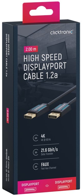 Cavo Audio/Video DisplayPort M/M 2m Alta Qualità - immagine 2