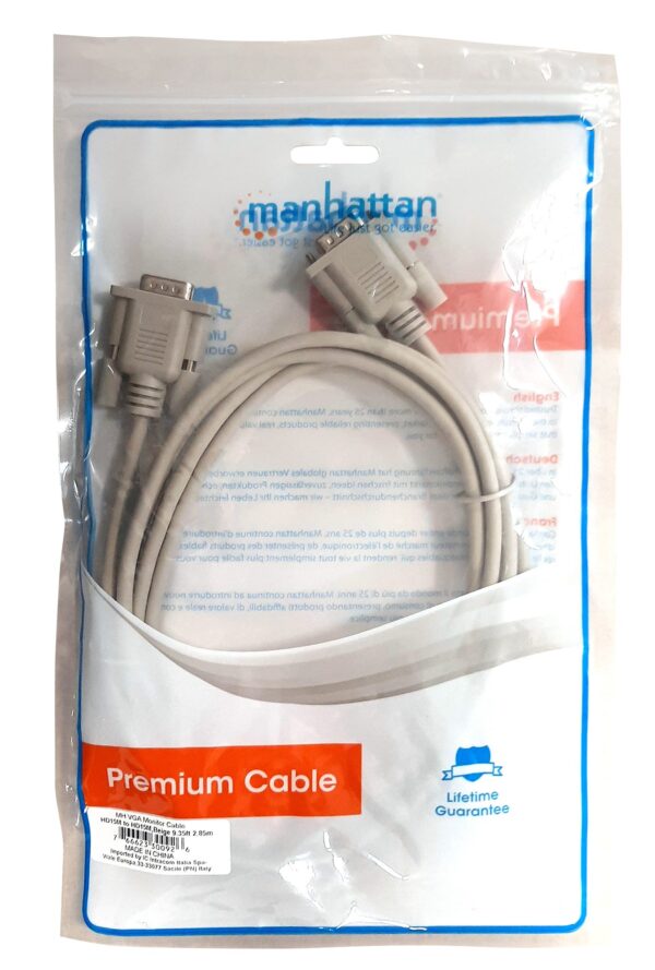 Cavo D-Sub 9 Poli M/M 5,0 m - immagine 2