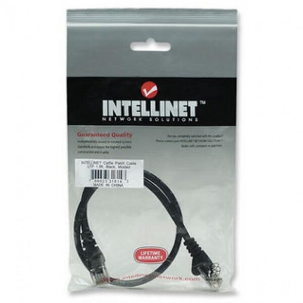 Cavo di rete Patch CCA Cat. 6 Nero UTP 0,25 m - immagine 2
