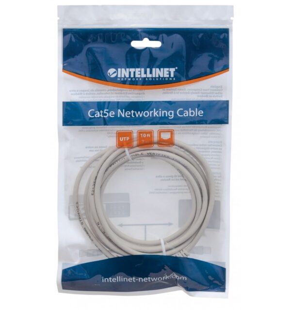 Cavo di rete Patch in CCA Schermato Cat. 5e Grigio F/UTP 3 mt - immagine 2