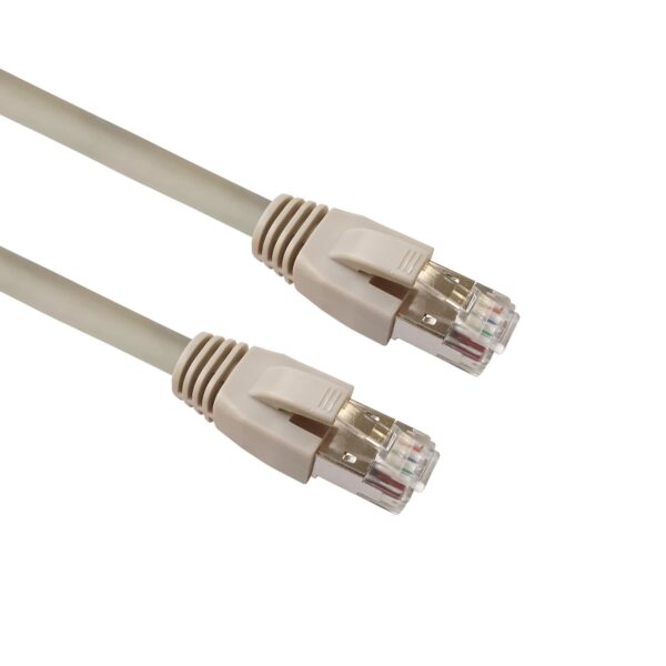 Cavo di rete Patch in rame Cat.8.1 SFTP LSZH 1m Grigio - immagine 2