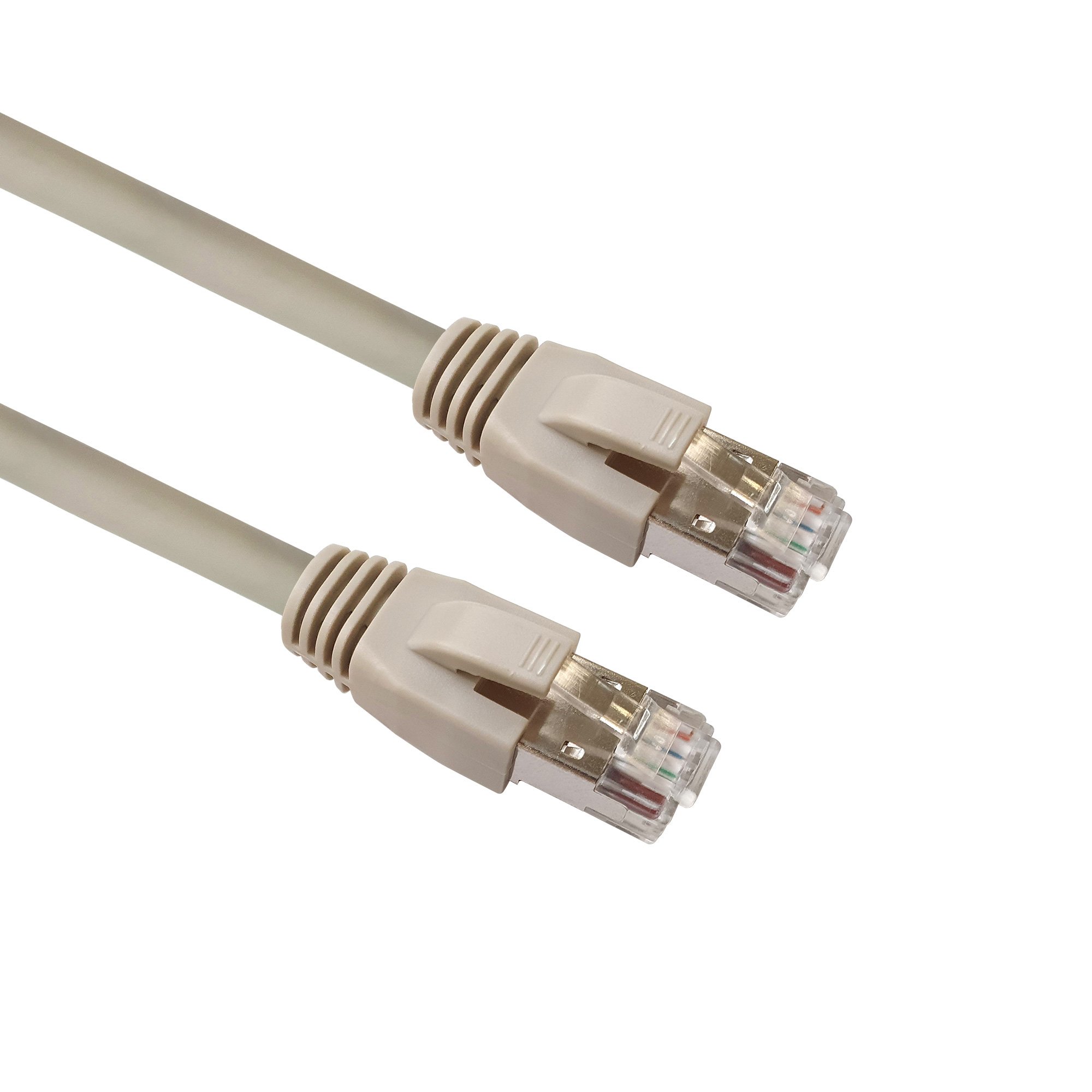 Cavo di rete Patch in rame Cat.8.1 SFTP LSZH 5m Grigio - immagine 2