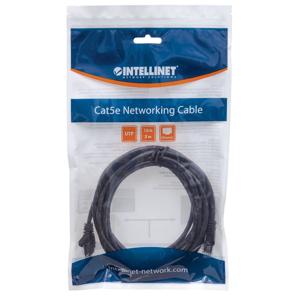 Cavo di rete Patch in Rame Cat. 5e Nero UTP 2 m - immagine 2