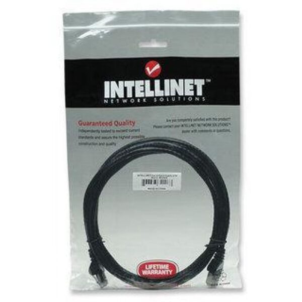 Cavo di rete Patch in Rame Cat. 6A Nero UTP 20 m - immagine 2