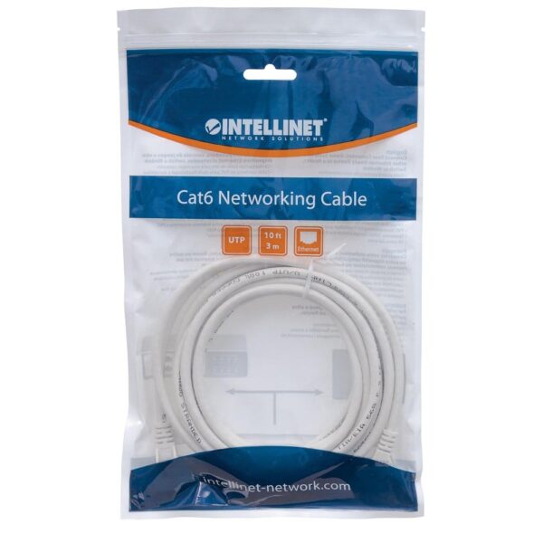 Cavo di rete Patch in Rame Schermato Cat. 5e Bianco F/UTP 1 m - immagine 2