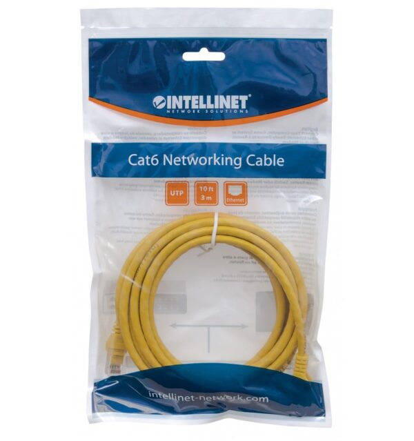 Cavo di rete Patch in Rame Schermato Cat. 5e Giallo F/UTP 5 m - immagine 2
