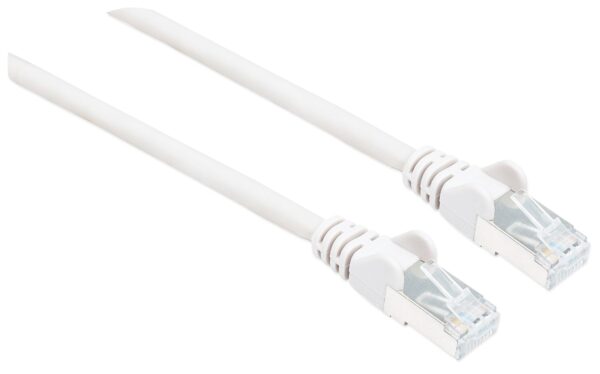 Cavo Patch Cat.7 Plug RJ45 6A S/FTP LSZH 0,5m Bianco - immagine 2