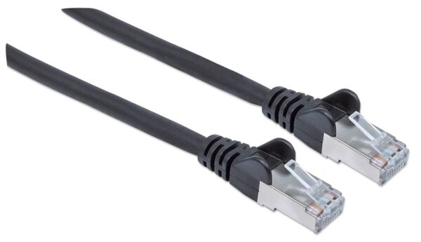 Cavo Patch Cat.7 Plug RJ45 6A S/FTP LSZH 0,5m Nero - immagine 2