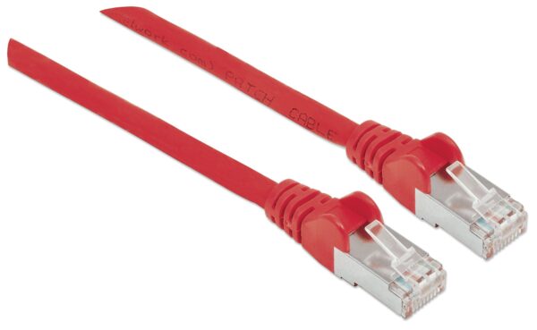 Cavo Patch Cat.7 Plug RJ45 6A S/FTP LSZH 0,5m Rosso - immagine 2