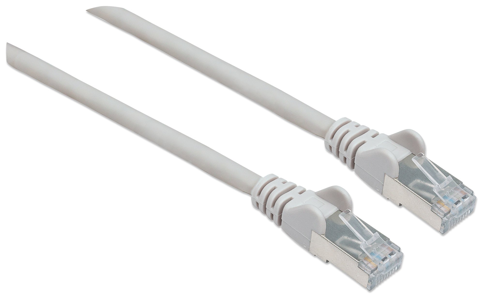 Cavo Patch Cat.7 Plug RJ45 6A S/FTP LSZH 2m Grigio - immagine 2