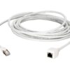 Cavo Patch RJ45 di Prolunga CAT 6A S/FTP AWG26 3 metri Bianco - immagine 2