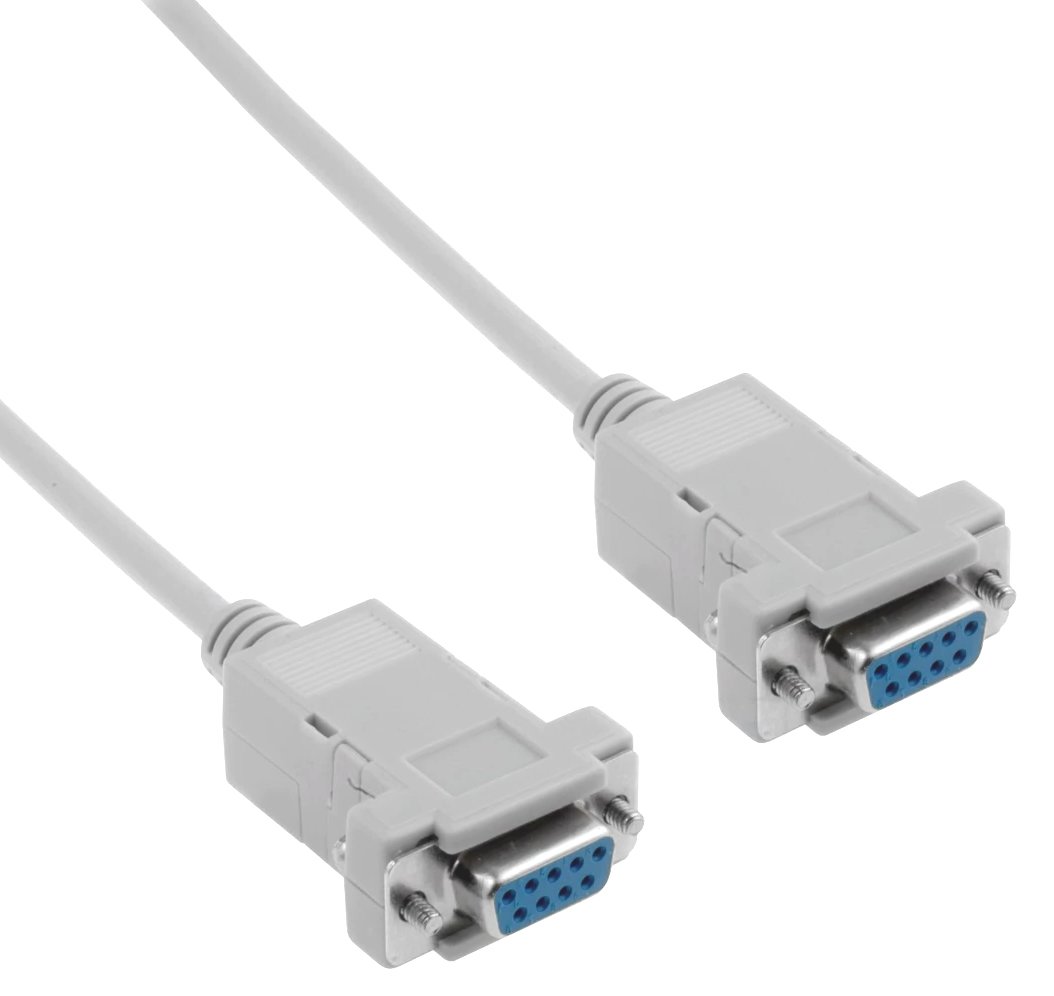 Cavo Pc/Pc Null Modem Cavo AT, AT cross over DB 9p. F/F 1,8 m - immagine 2