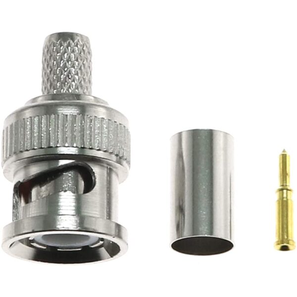 Connettore BNC Maschio a Crimpare per Cavo RG59/62 - immagine 2