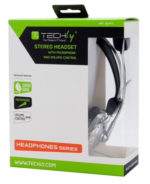 Cuffia Stereo con Microfono e Controllo Volume - immagine 2