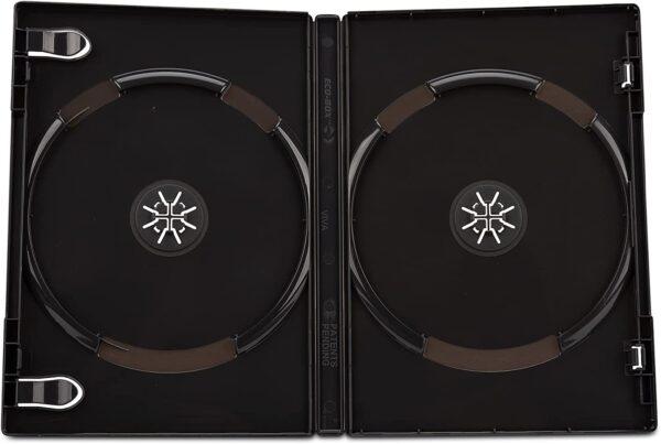 Custodia Doppia per DVD/CD BOX  Nero - immagine 2