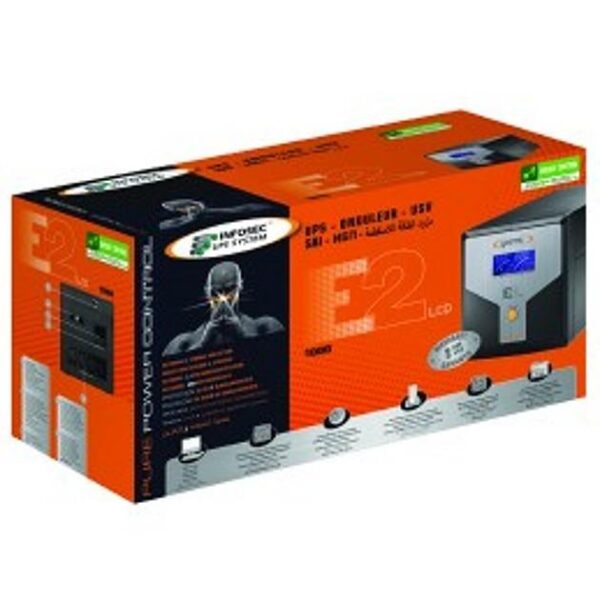 Gruppo di Continuità UPS E2 800VA Line Interactive Onda Sinusoidale - immagine 2