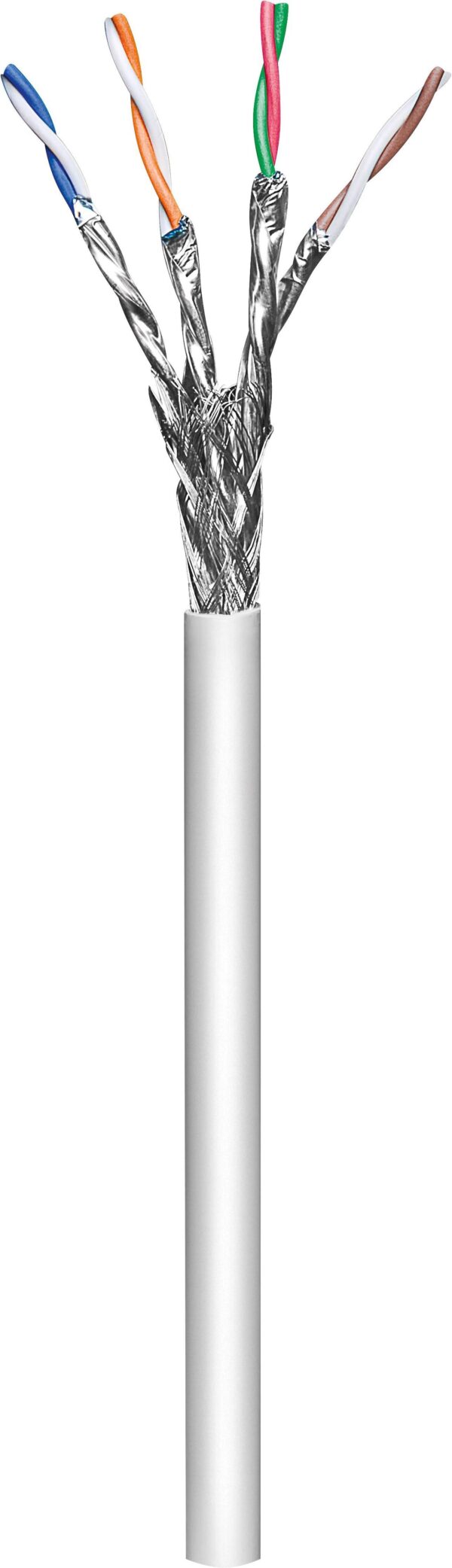 Matassa S/FTP Cavo Cat.7 Rame LSZH 100m Flessibile Bianco - immagine 2