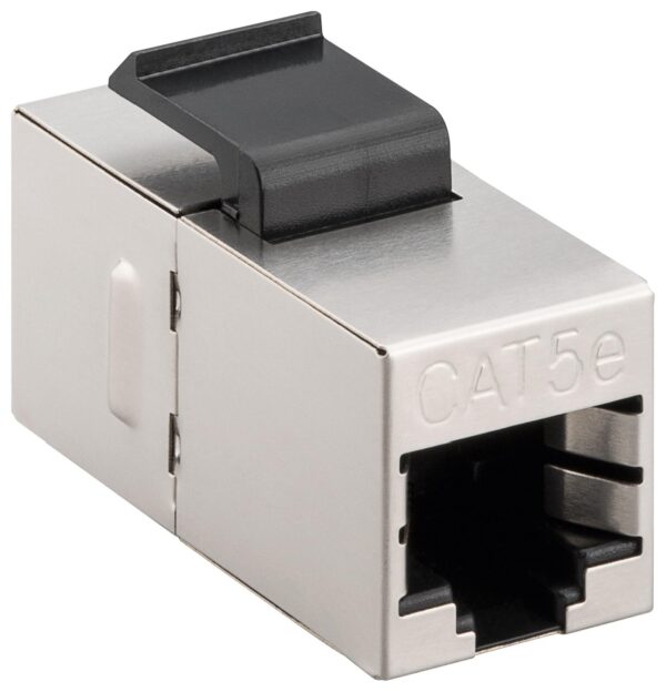 Accoppiatore RJ45 Cat5e Keystone F/F FTP Schermato - immagine 2