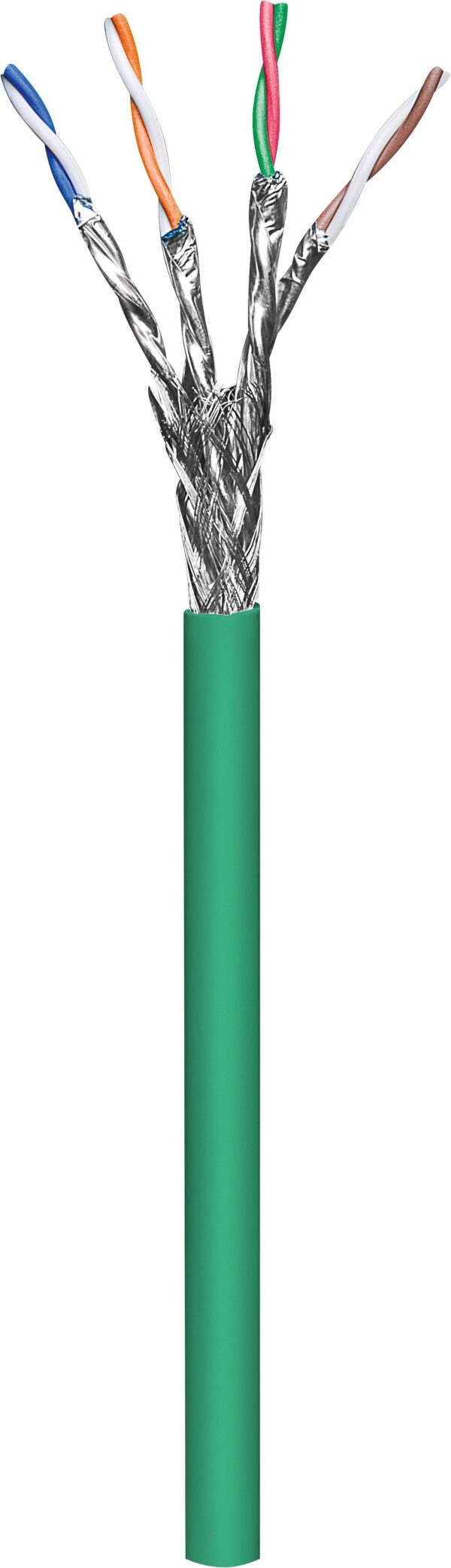 Matassa S/FTP Cavo Cat.7 Rame LSZH 100m Flessibile Verde - immagine 2