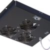 Gruppo 3 Ventole Soffitto con Termostato per Armadi Rack - immagine 2