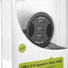 Hub USB 2.0 3 porte In-Desk diametro 6 cm - immagine 2