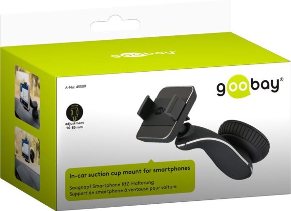 Supporto da Auto per Smartphone Universale con Ventosa - immagine 2