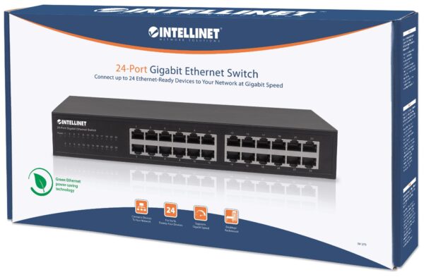 Gigabit Ethernet Switch 24 porte desktop/rack - immagine 2